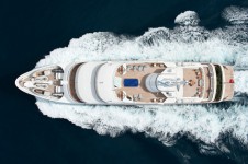 Superyacht Reborn - Running Shot from above